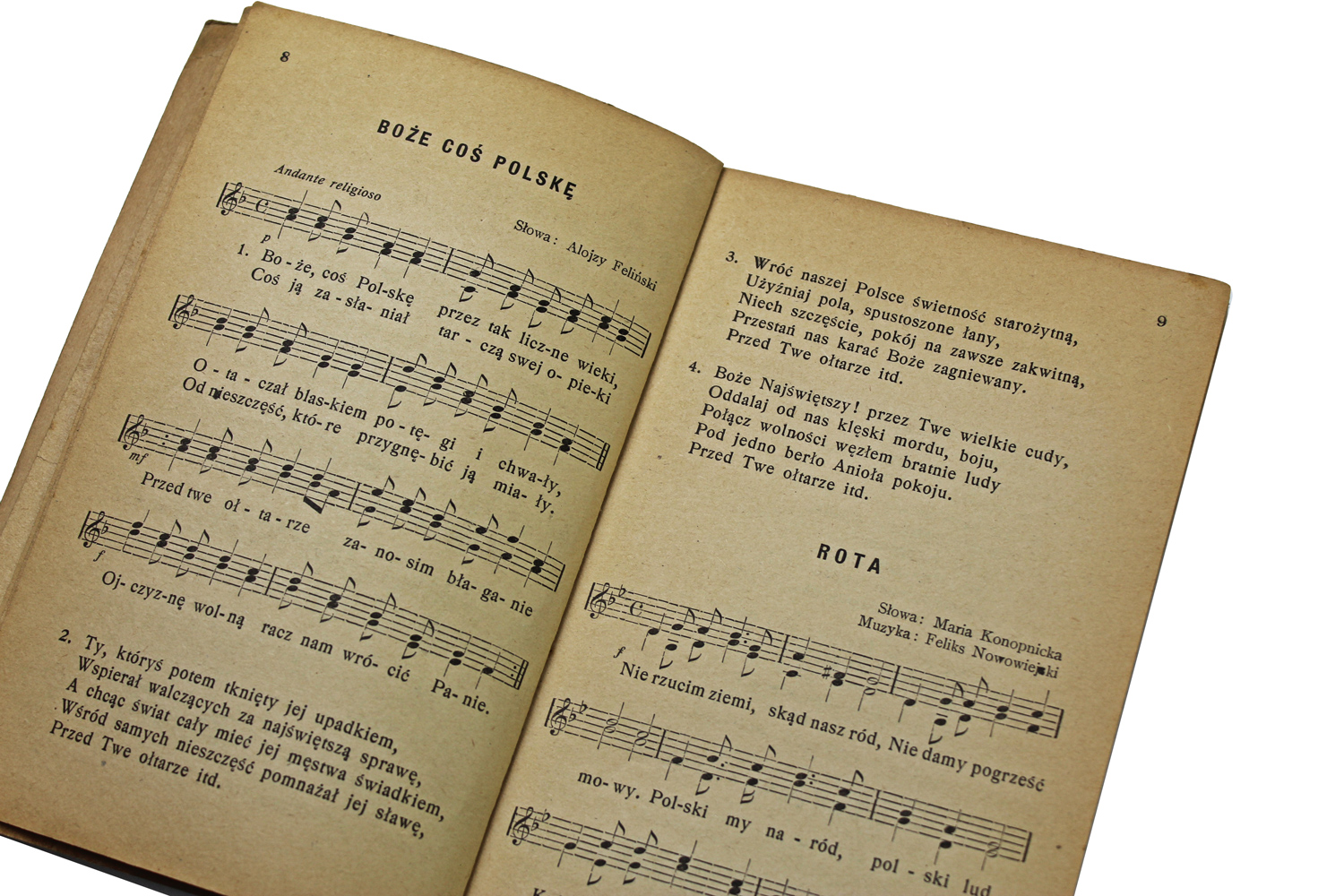 "W Marszu" Zbiór pieśni żołnierskich Palestyna 1944