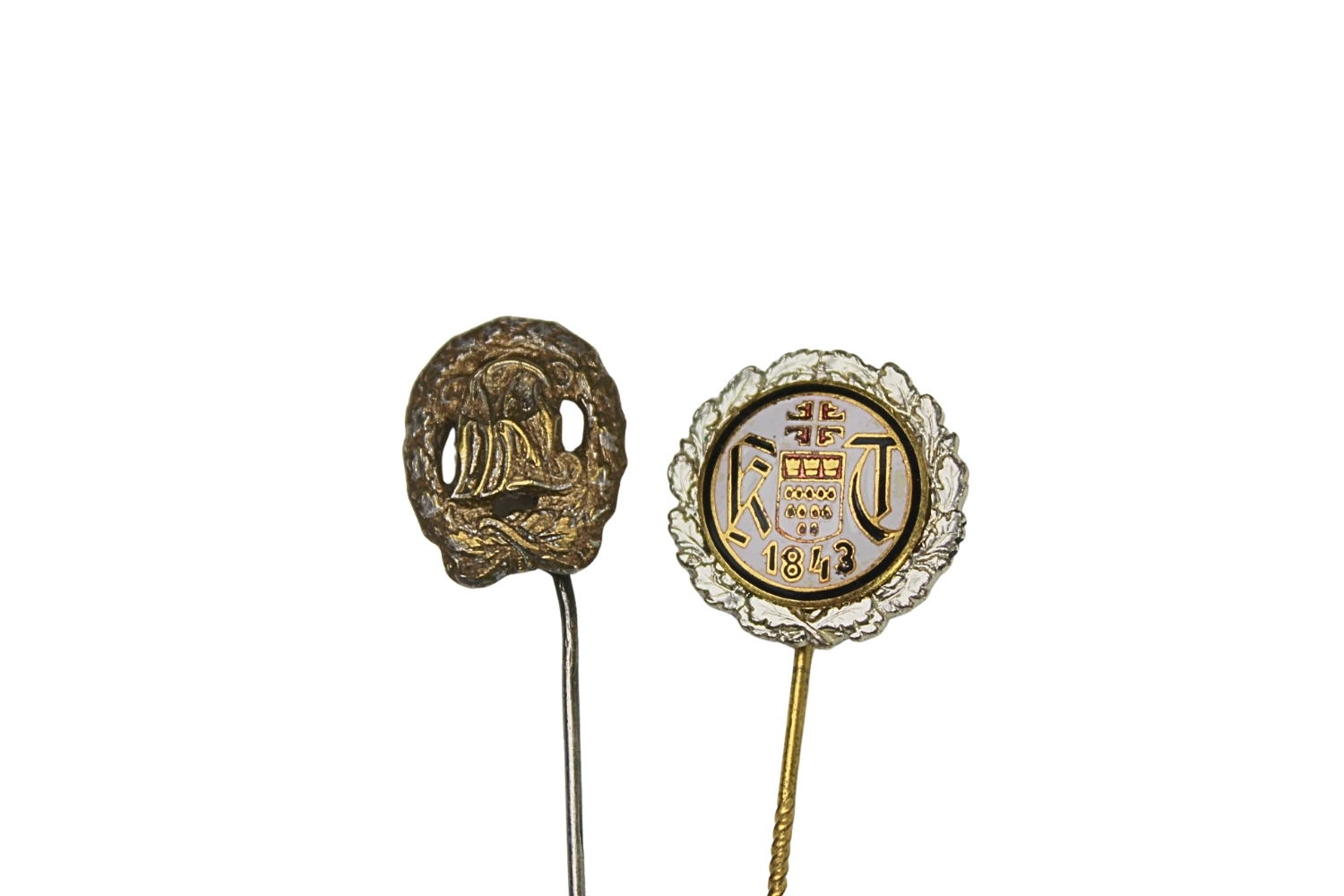 NIEMCY 2 ODZNAK MINIATURY NA SZPILKĘ