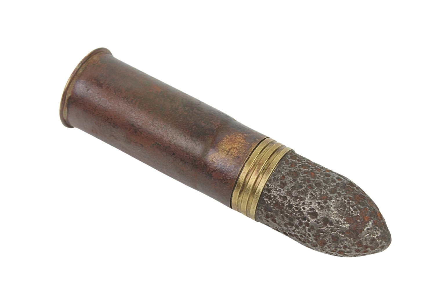 Nabój carski do działka morskiego 37mm 1916 skorupa dekoracyjna