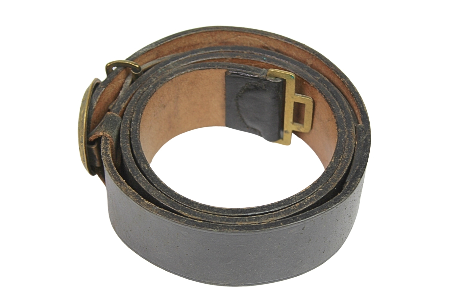 Niemiecki pas oficerski z klamrą landową Nadrenii