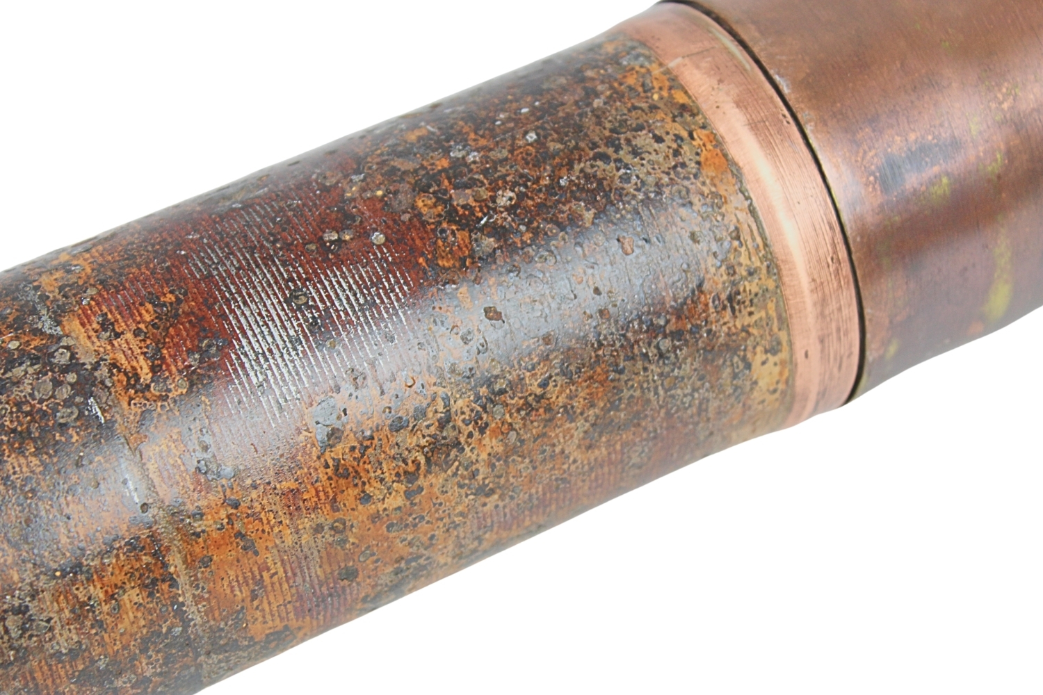 II RP NABÓJ SCHNEIDER 75MM wz.97 z granatem wz.15 SKORUPA DEKORACYJNA