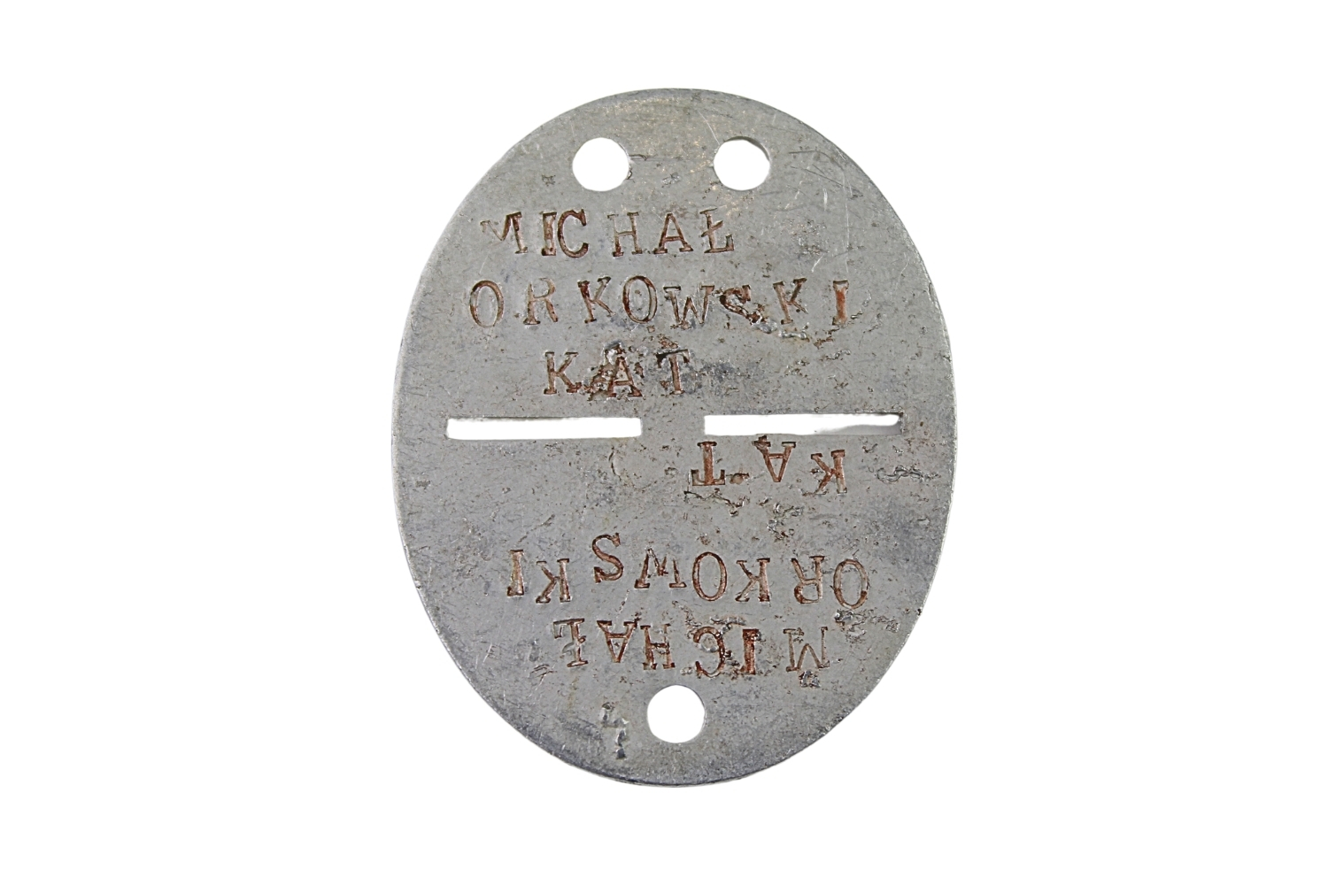 II RP Polski nieśmiertelnik/ Znak tożsamości wz.31 Stanisławów 1914