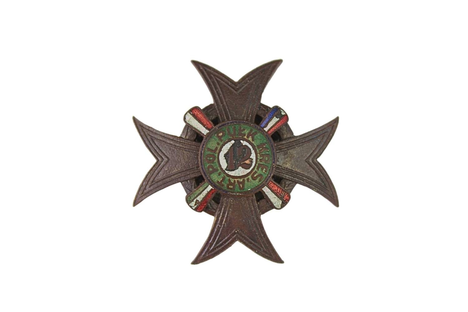 II RP Odznaka 12 Kresowy Pułk Artylerii Polowej W. Buszek Lwów