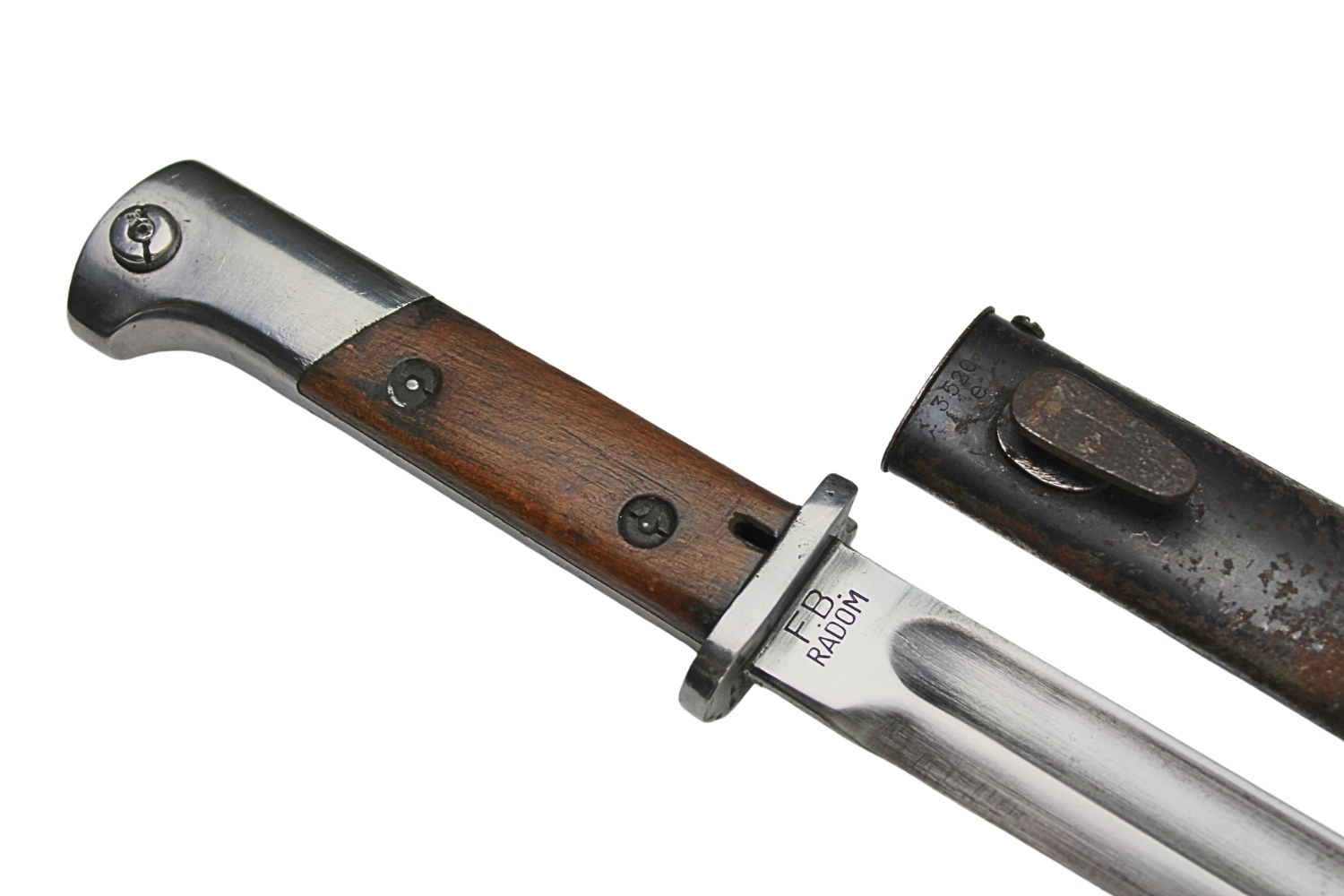 II RP Bagnet wz.29 F.B. Radom 1939 „Mobilizacyjny” niemiecki