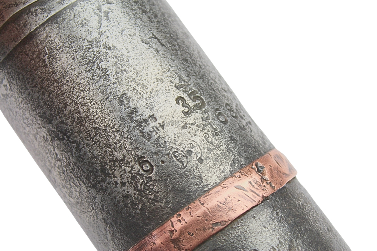 II RP Granat Pancerny 75mm wz.1910 Huta Baildon skorupa dekoracyjna 