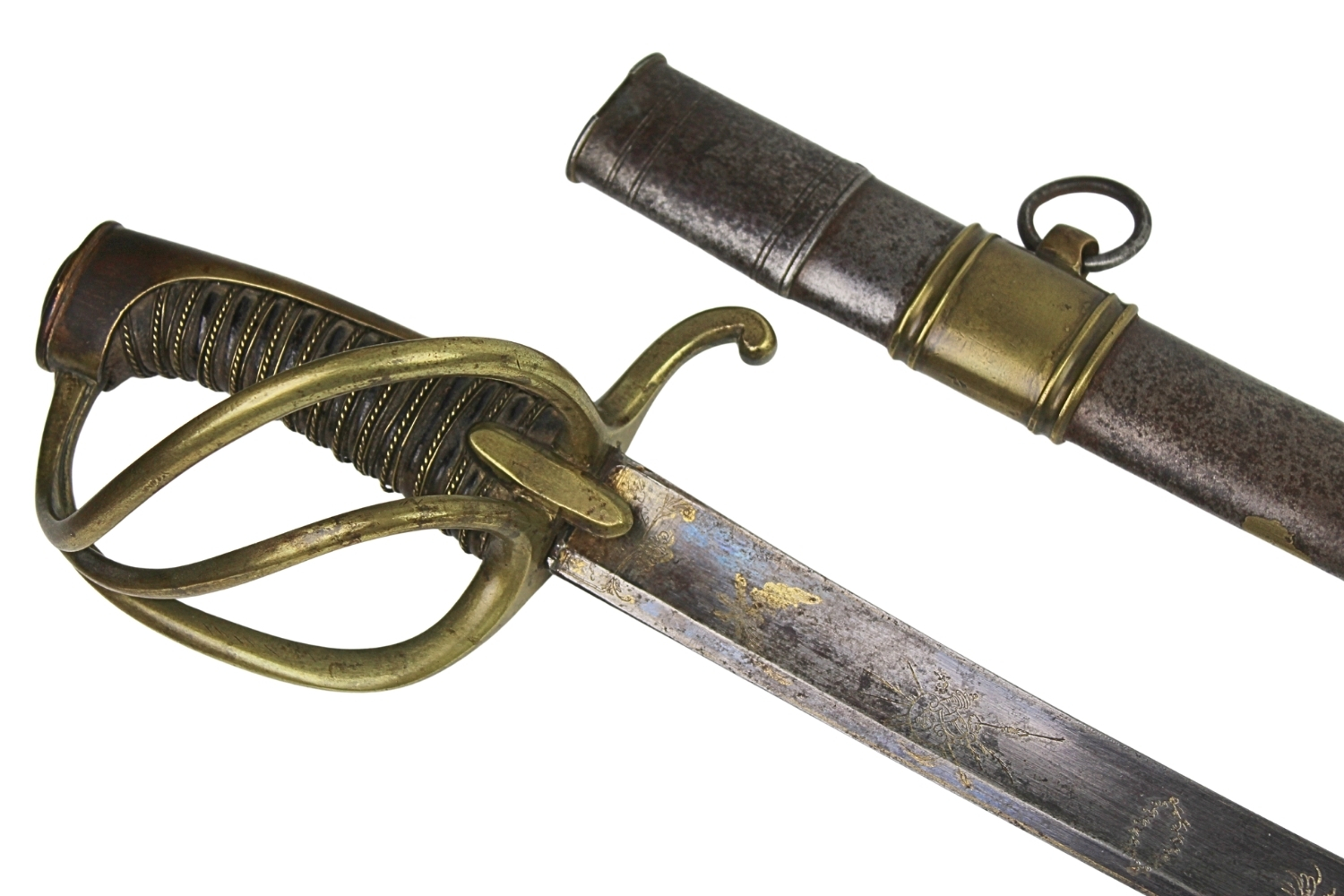 Szabla oficera kawalerii w typie AN IX Samuel Hoppe & Sohn