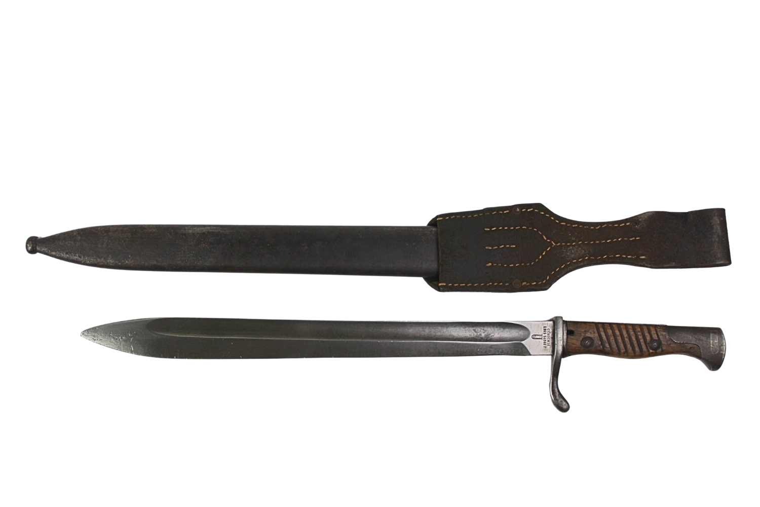 Bagnet niemiecki wz.98 05 „Liść” J.Corts Sohn Remscheid 1915 z żabką