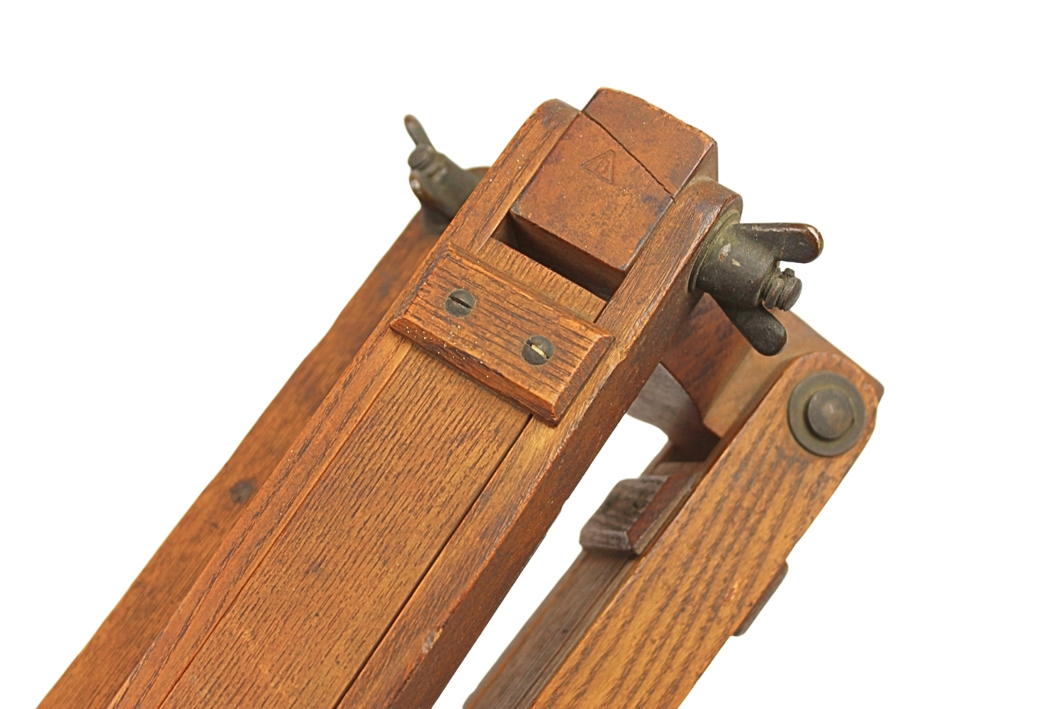 II RP Trójnóg stolika mierniczego artylerii Jan Bujak Lwów UNIKAT