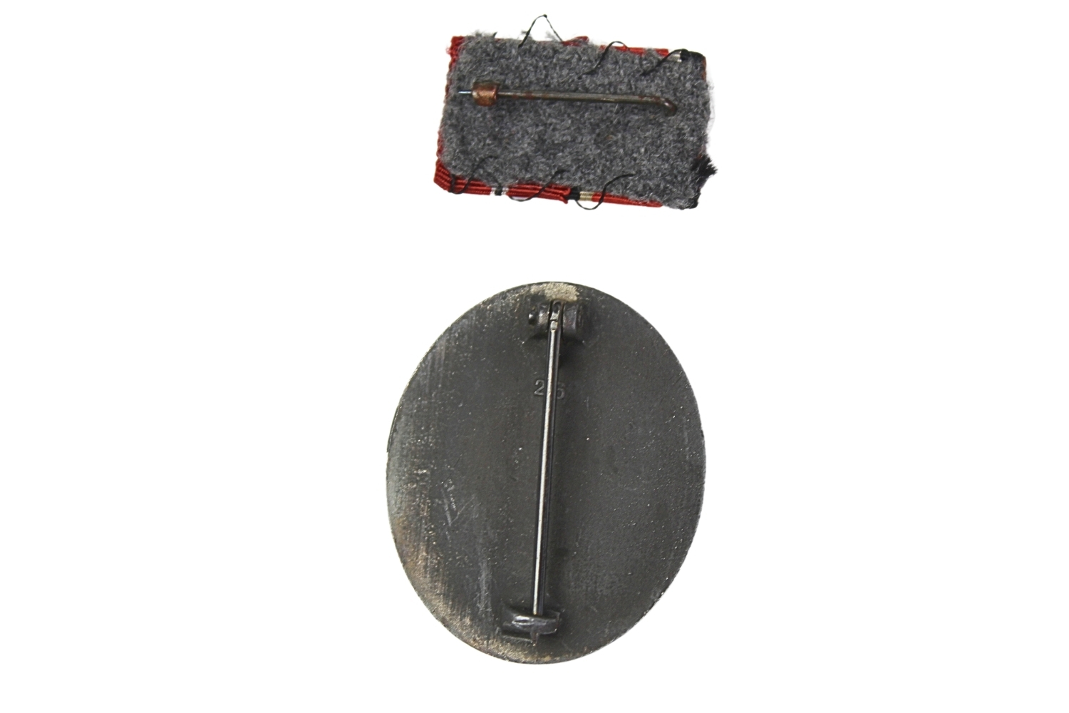 SREBRNA ODZNAKA ZA RANY 26 z baretką