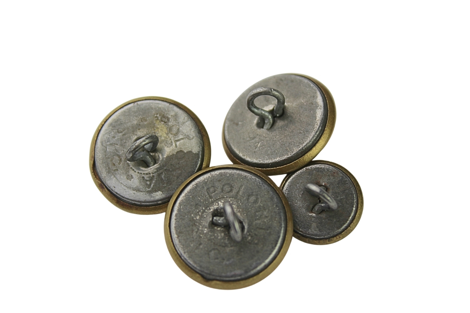 II RP Zestaw guzików w typie hallerowskim Polonia S.C.