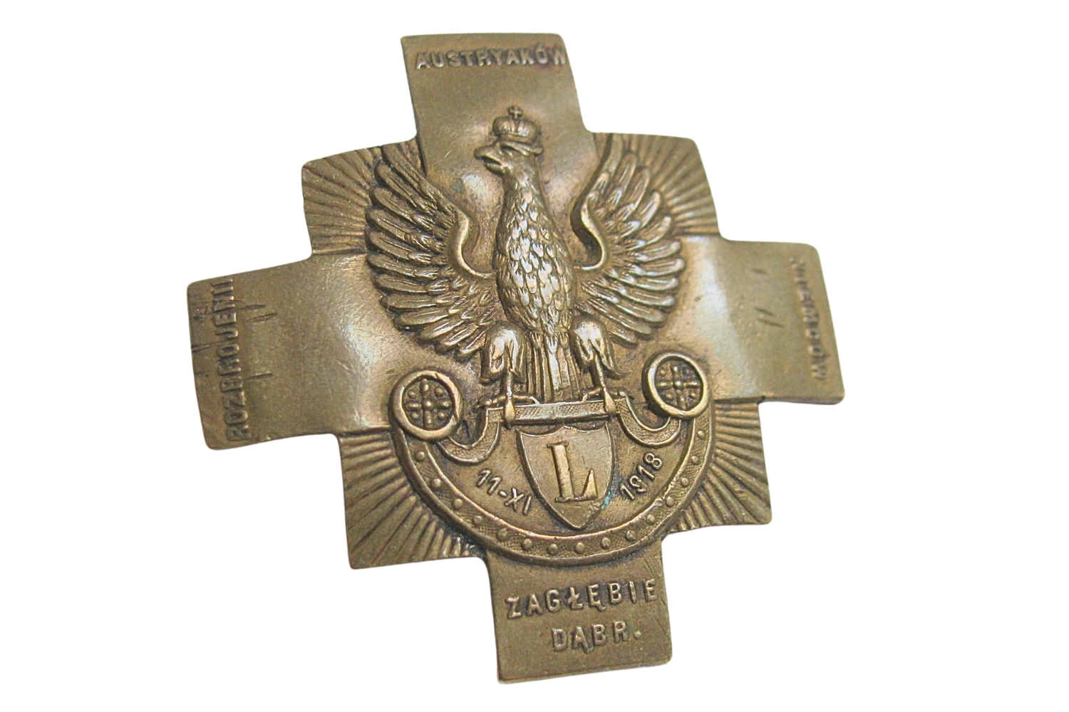 II RP Odznaka Za Rozbrojenie i Wypędzenie Niemców z Warszawy 1918