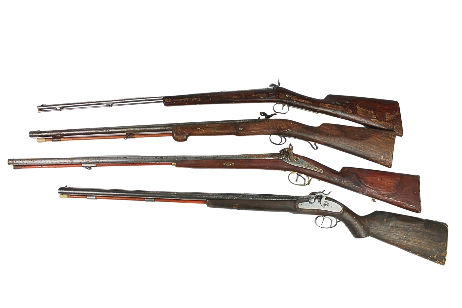 Zestaw karabinów czarnoprochowych