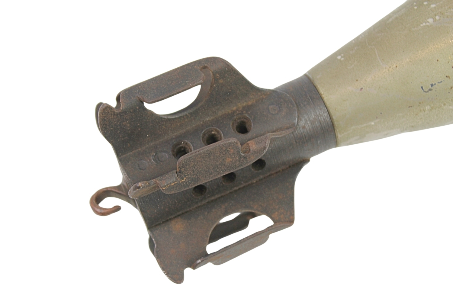 II RP moździerz Stockes Brandt wz.31 Starachowice 1941 Skorupa Kolekcjonerska Rzadkość