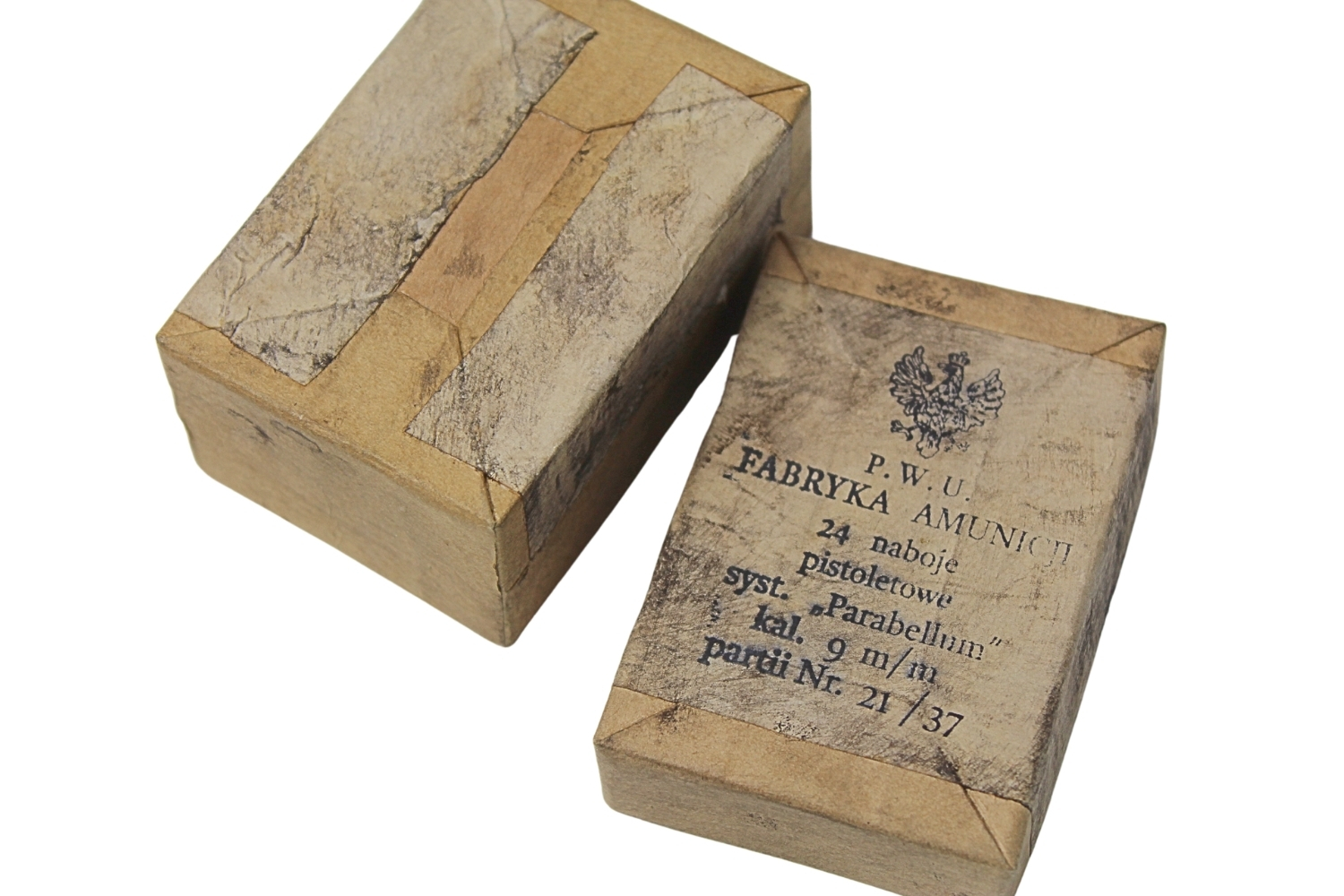 Pudełko na 24 naboje 9mm ViS wz.35 P.W.U. F.A. 1937 Kopia