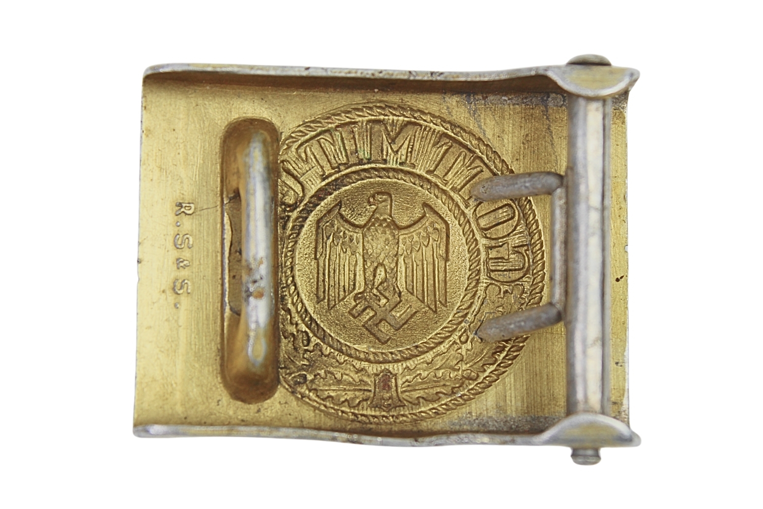 Klamra Kriegsmarine sygnowana RS&S