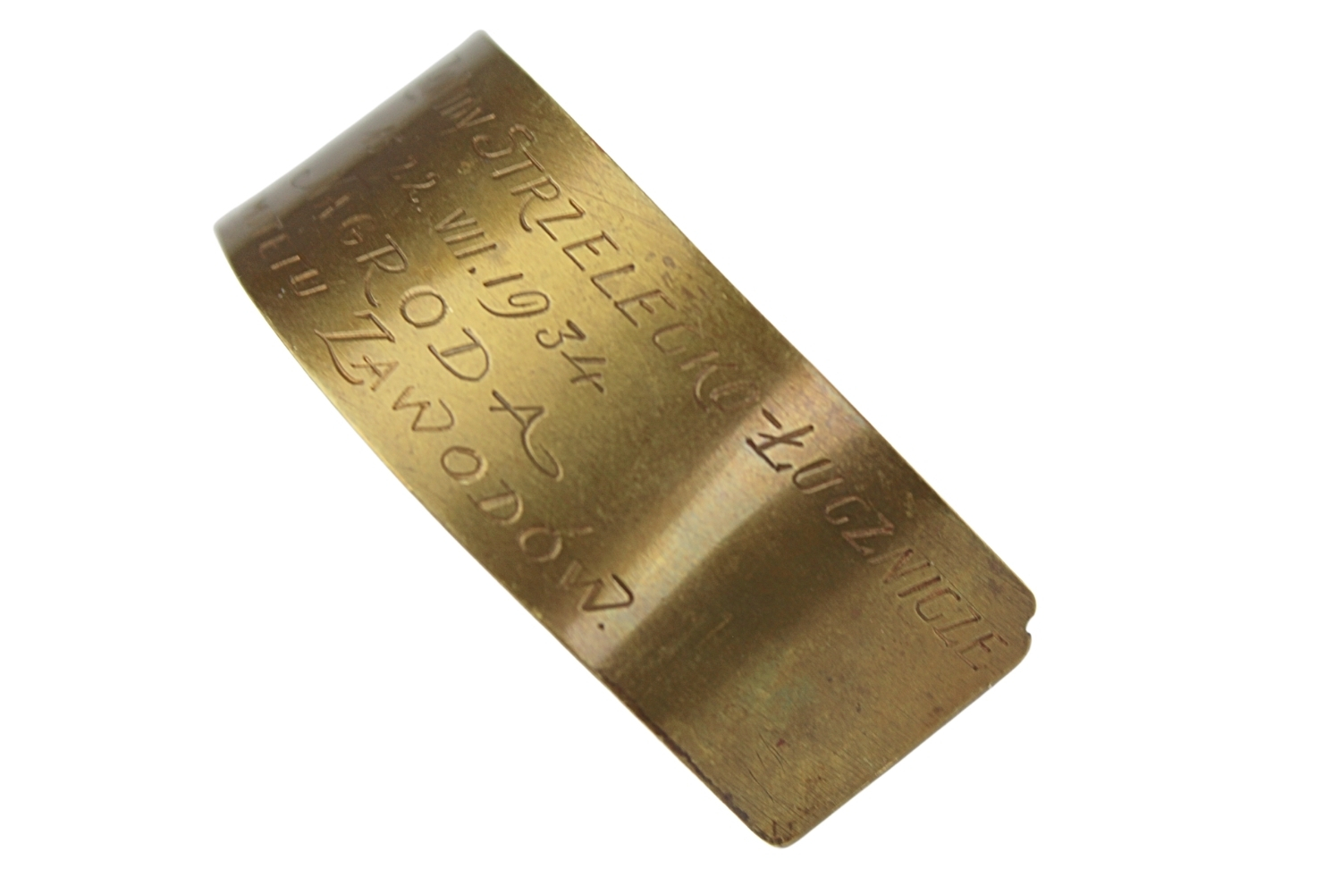 Tabliczka pamiątkowa Zawody Strzelecko-Łucznice 1934