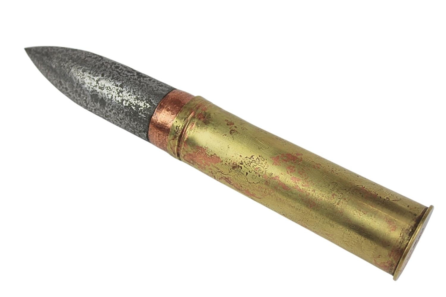 II RP Nabój armata Vickers 40mm wz.28 ORP Wicher skorupa dekoracyjna