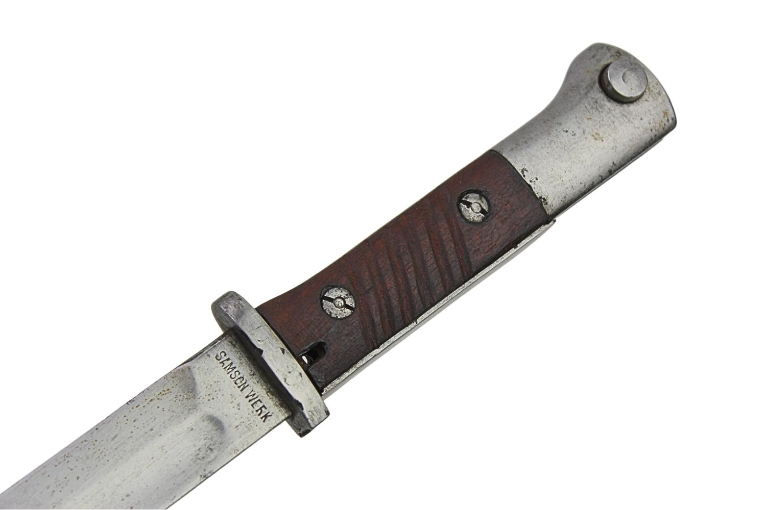 Bagnet niemiecki S14 Samson Werk z pochwą zastępczą