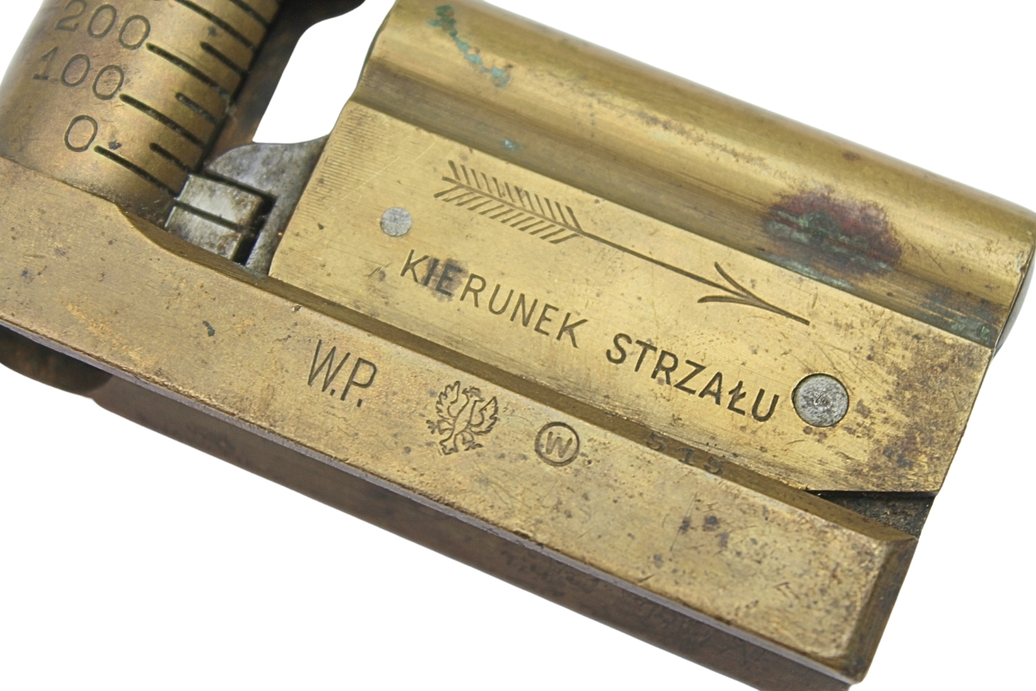 II RP Celownica CKM Hotchkiss „Cel Wilno” z pokrowcem