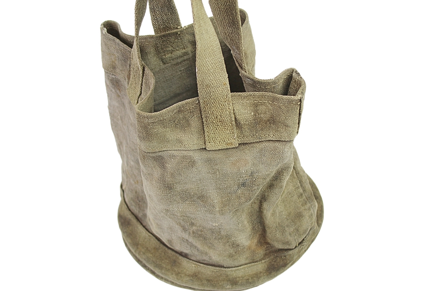 II RP Brezentowe wiadro do pojenia koni Kawaleria