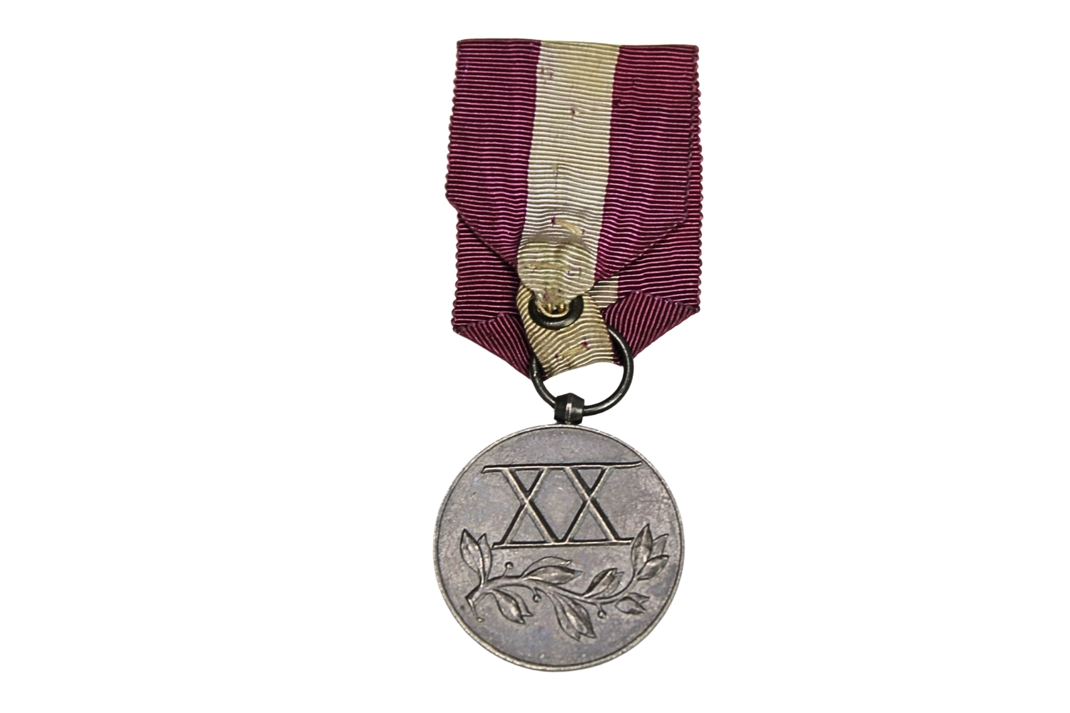 II RP SREBRNY MEDAL ZA DŁUGOLETNIĄ SŁUŻBĘ – XX LAT