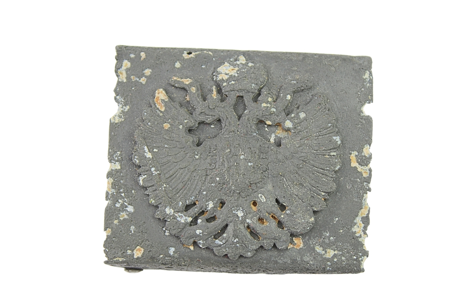 Klamra cynkowa Austro-Węgry z nakładanym orłem 