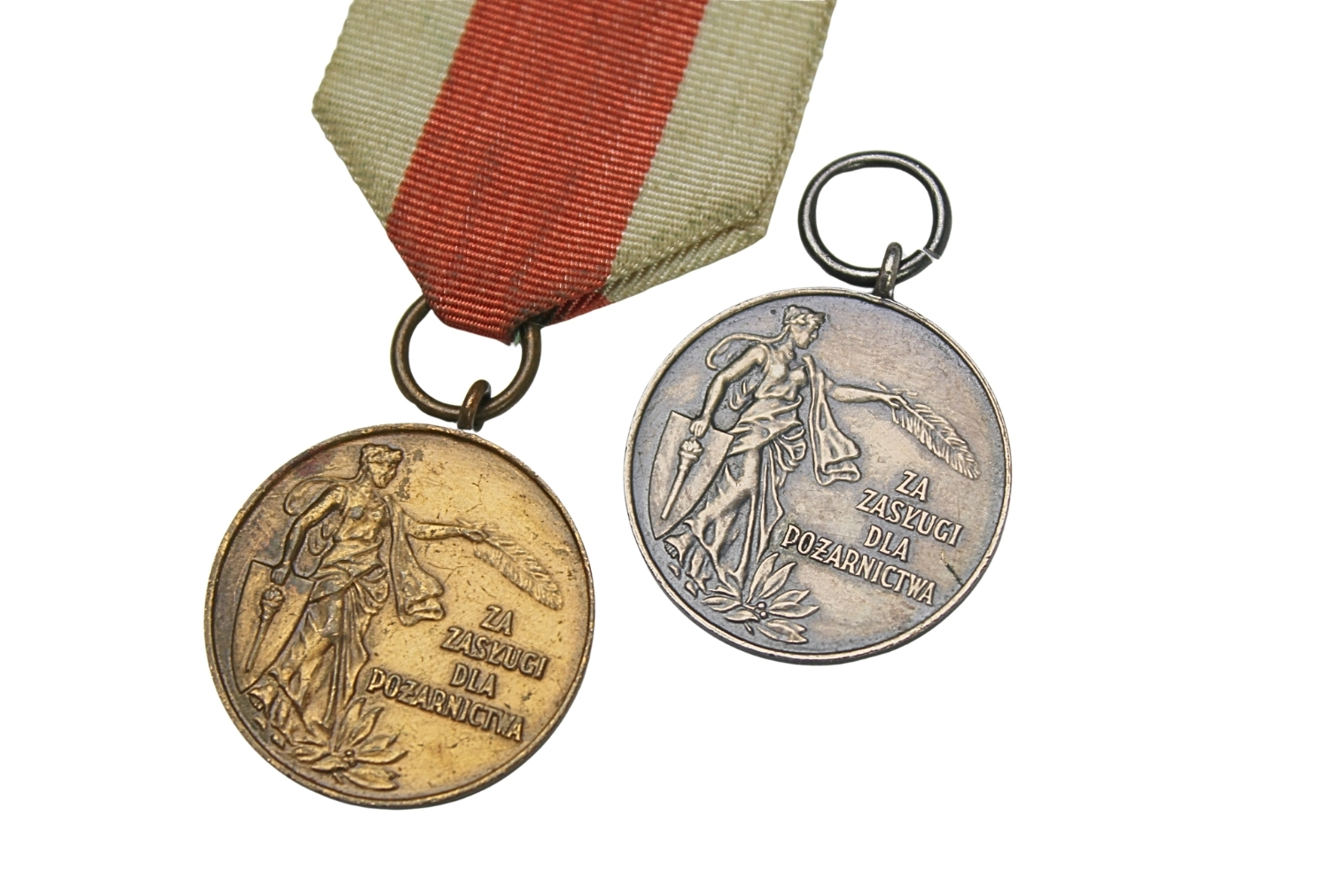 MEDALE ZA ZASŁUGI DLA POŻARNICTWA 2SZTUKI