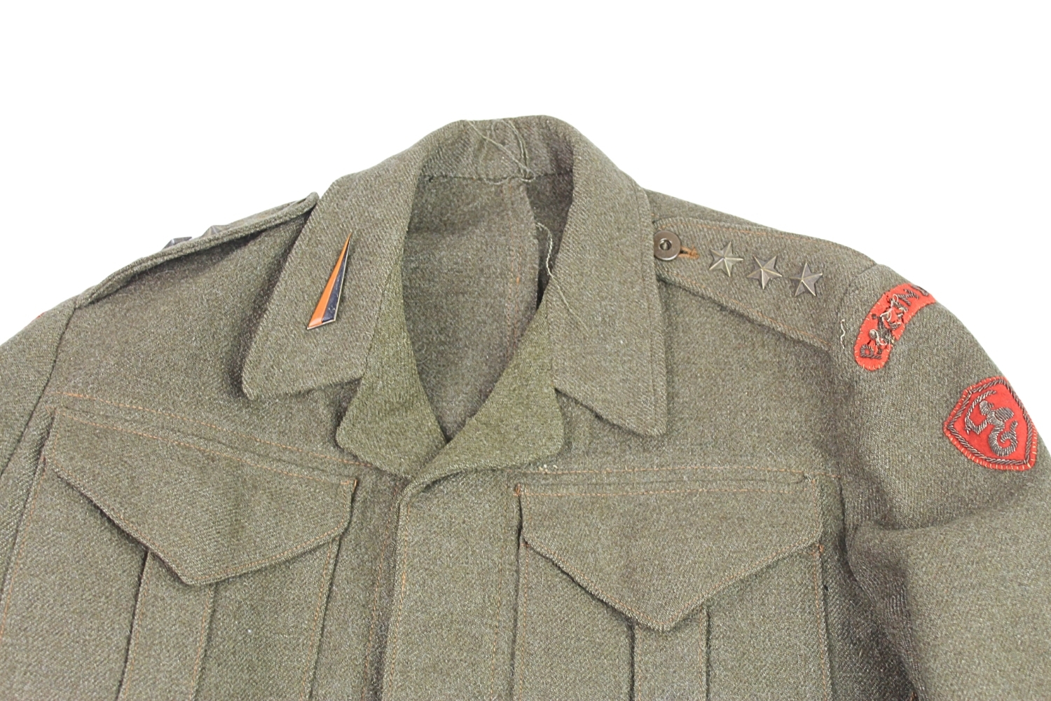 PSZnZ BLUZA BATTLEDRESS P37 KAPITANA II KORPUSU POLSKIEGO