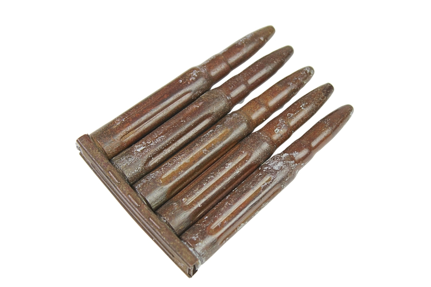 Niemieckie ćwiczebne naboje kb. mauser z ładownikiem