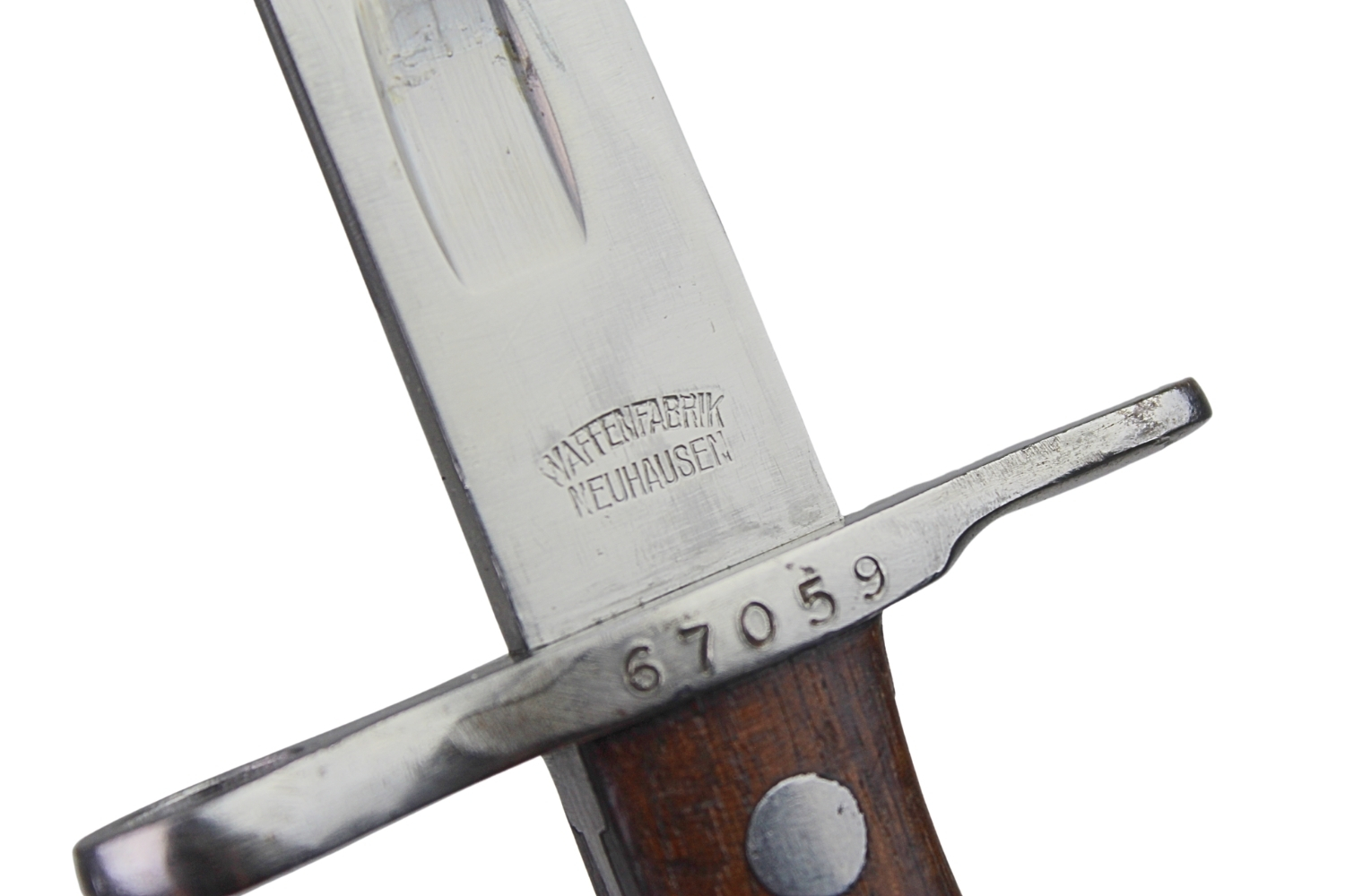 BAGNET SZWAJCARSKI 1918 WAFFENFABRIK NEUHAUSEN