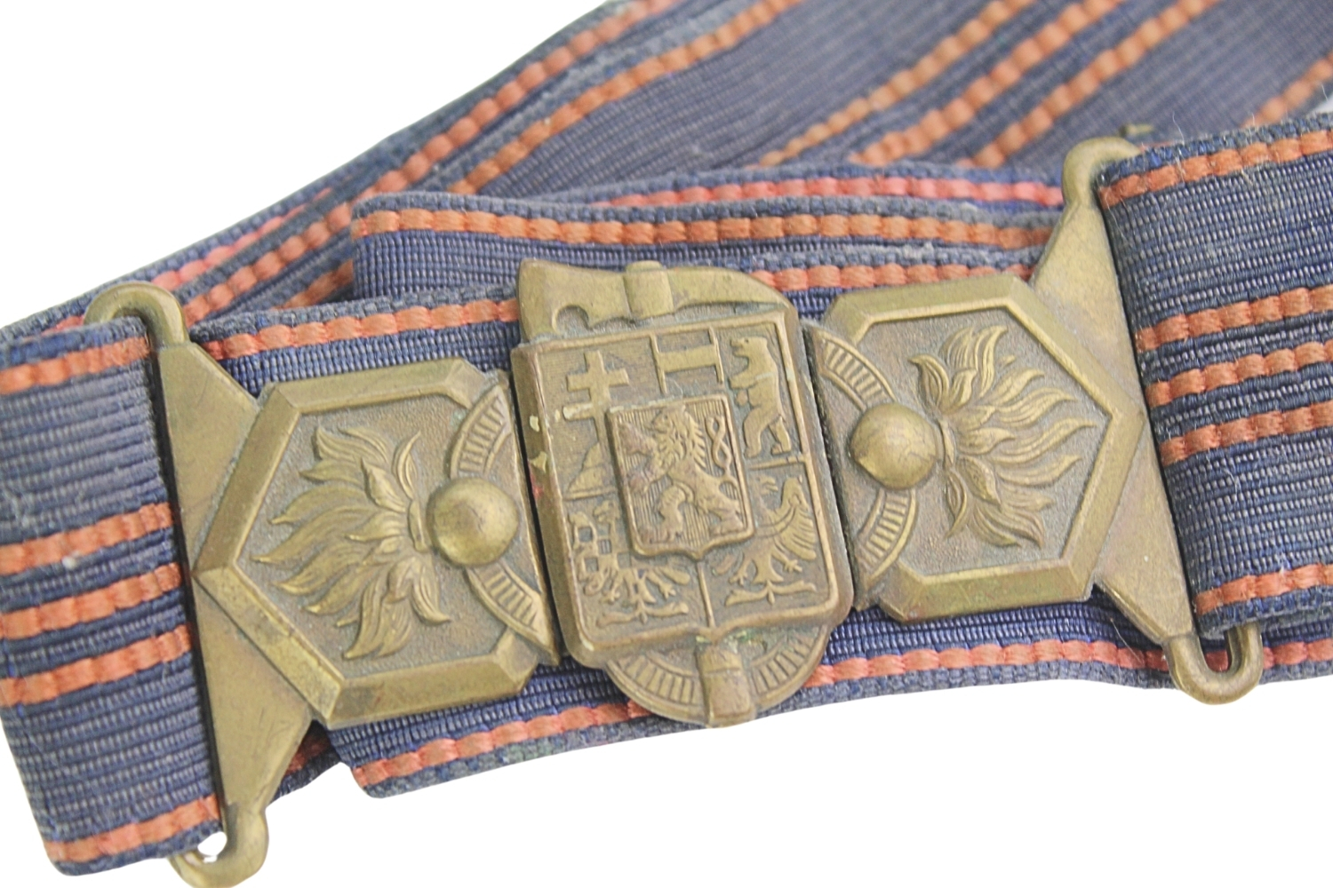 Klamra z pasem związku czechosłowackich strażników 