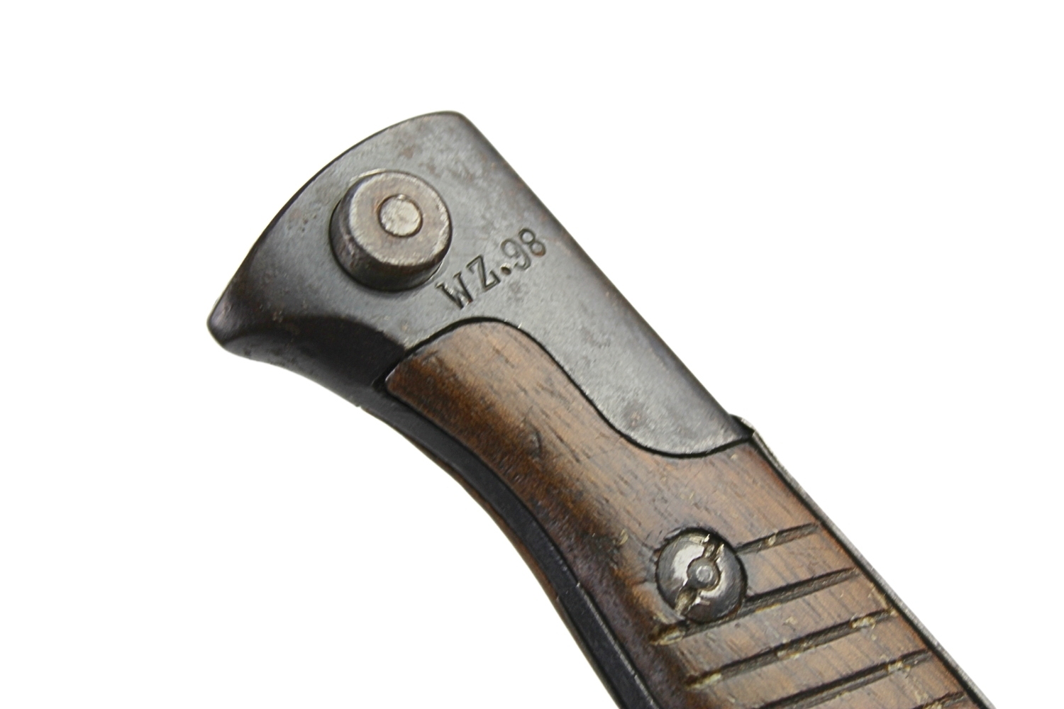 II RP Bagnet wz.98/05 „Liść” z polskim oznaczeniem wzoru