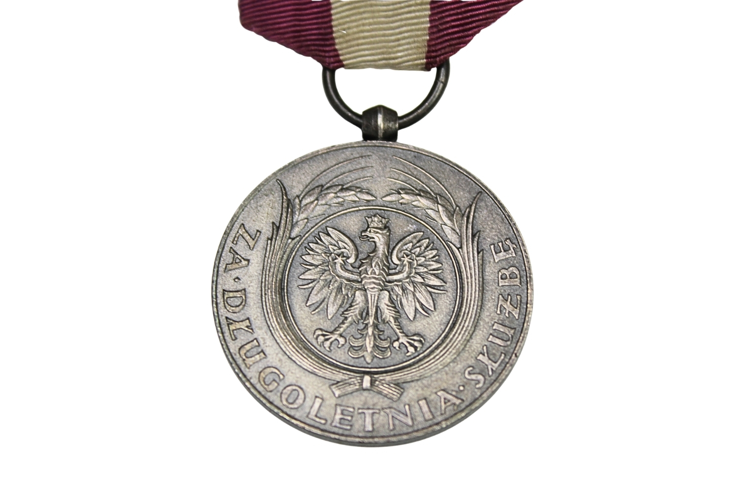 II RP SREBRNY MEDAL ZA DŁUGOLETNIĄ SŁUŻBĘ – XX LAT