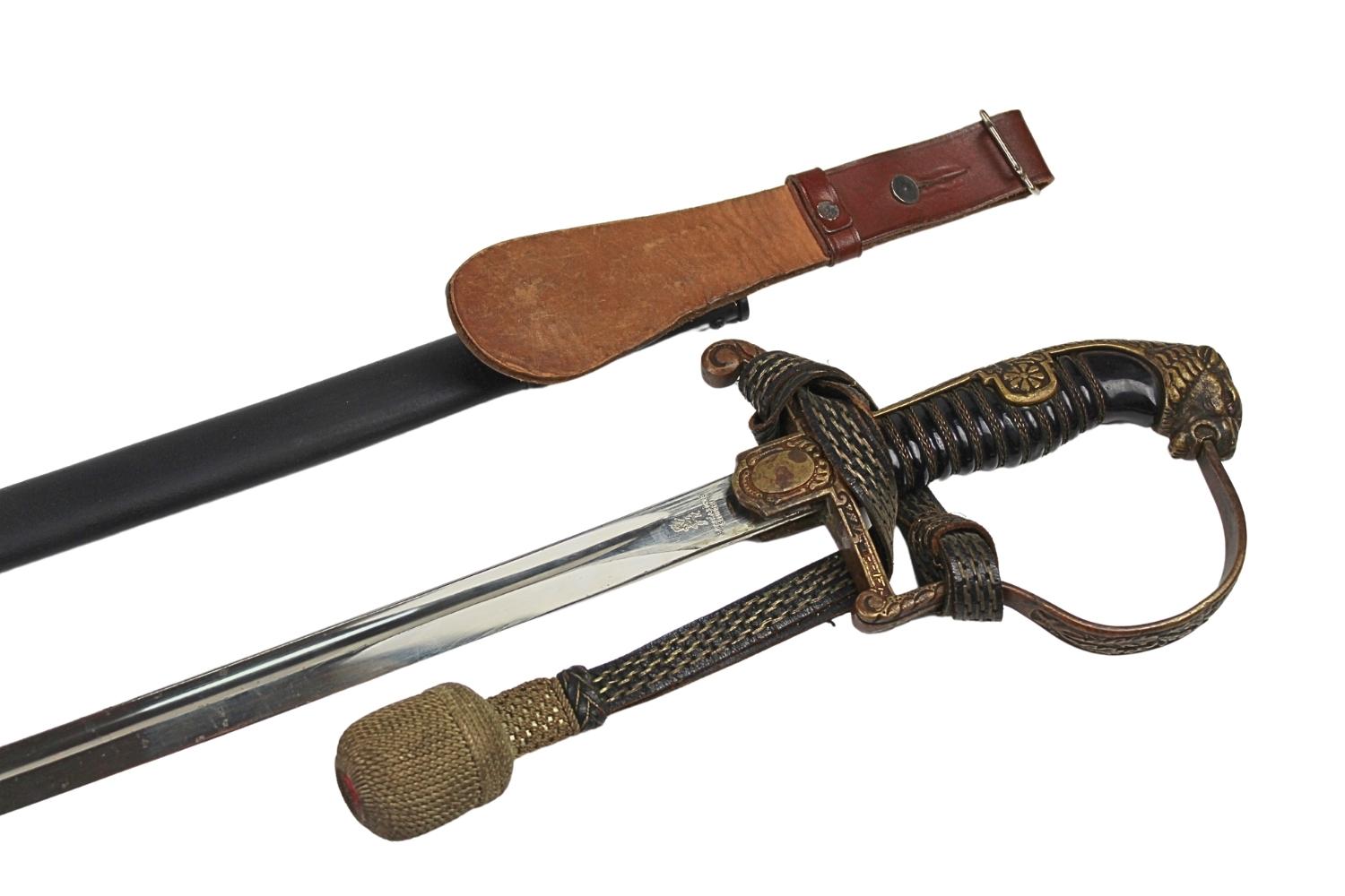 SZABLA OFICERA WEHRMACHTU E. PACK & SOHNE SOLINGEN Z TEMBLAKIEM