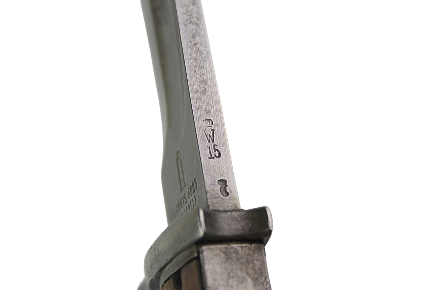 Bagnet niemiecki wz.98 05 „Liść” J.Corts Sohn Remscheid 1915 z żabką