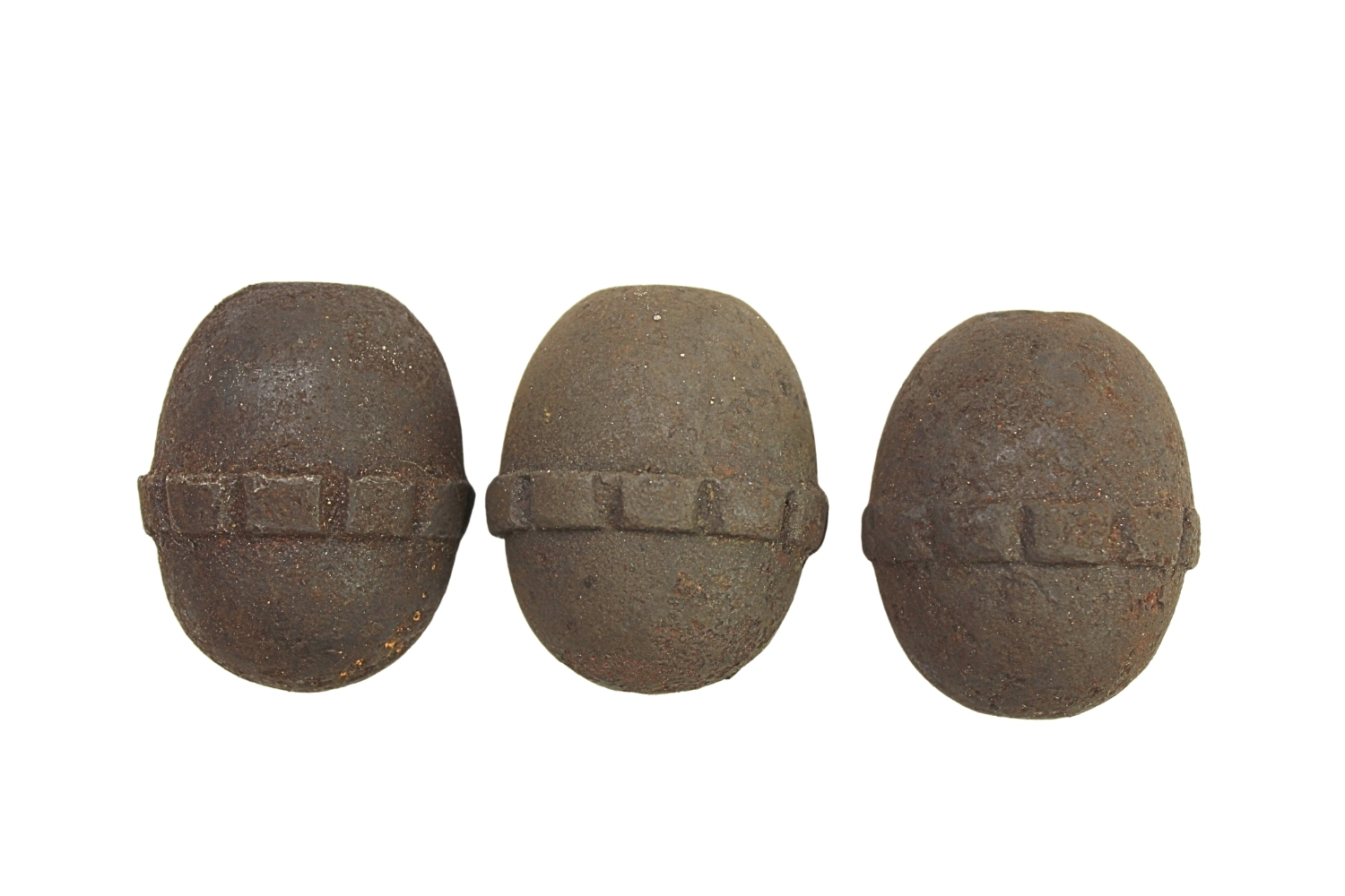NIEMCY ZESTAW  3 PRUSKICH GRANATÓW M17