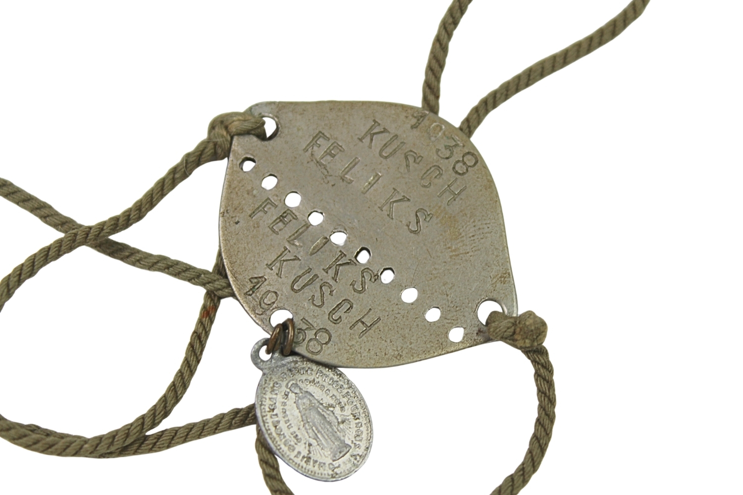 NIEŚMIERTELNIK SBSK FELIKS KUSCH z medalikiem