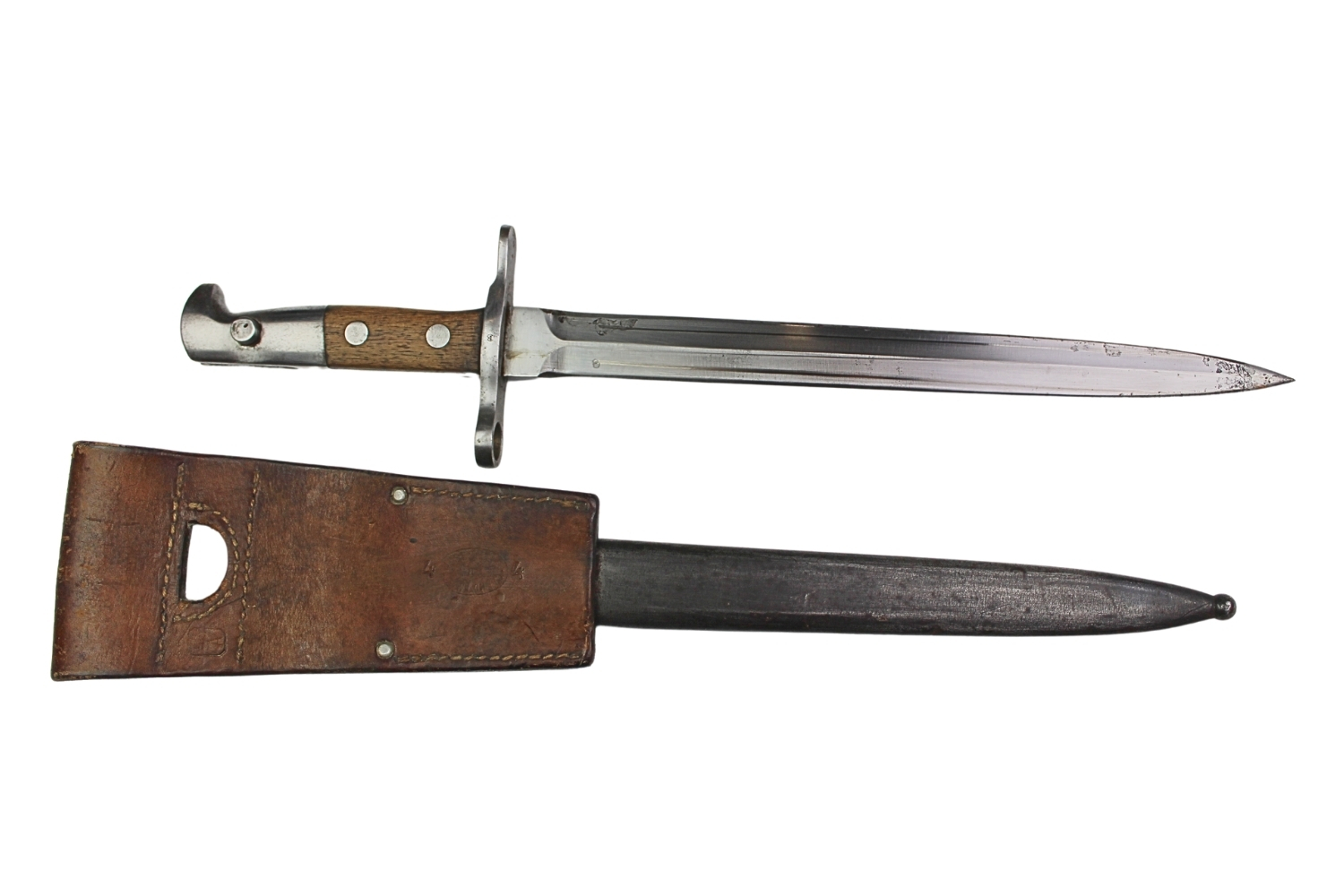 Bagnet Szwajcarski wz.1918 Waffenfabrik Neuhausen z żabką