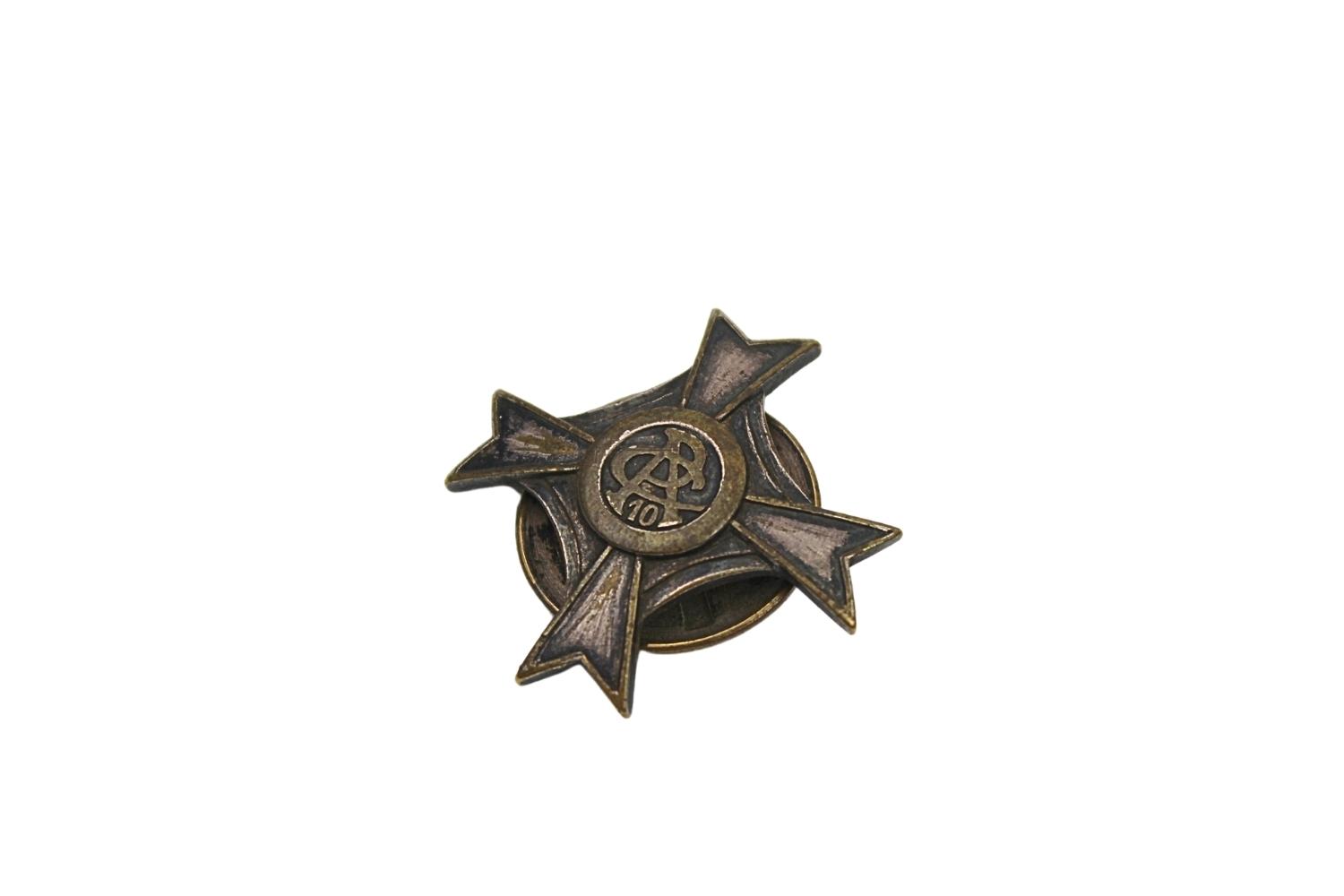 II RP Odznaka 10 Pułk Artylerii Ciężkiej A. Nagalski Warszawa