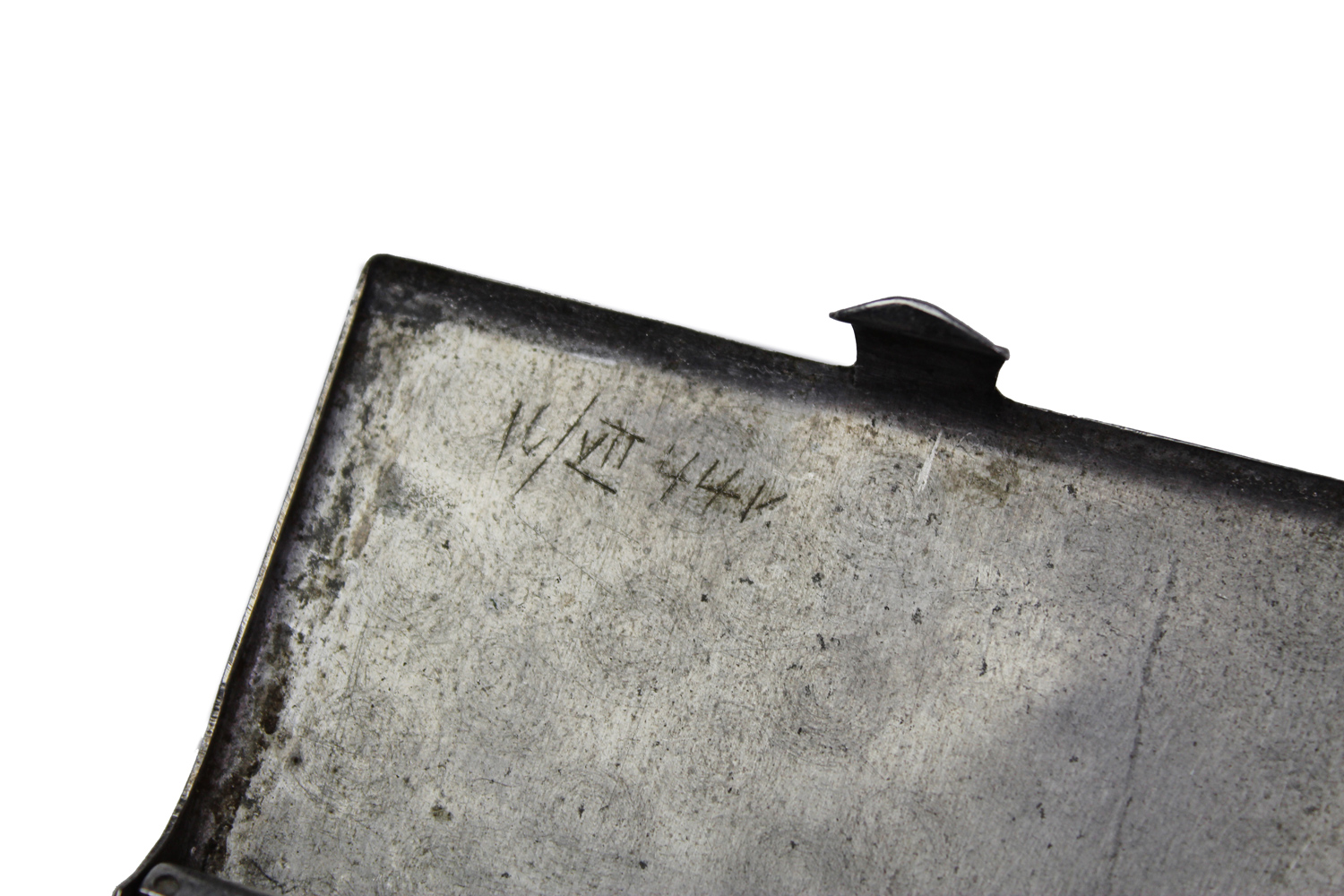 Pudełko papierośnica sztuka okopowa Warszawa 1944