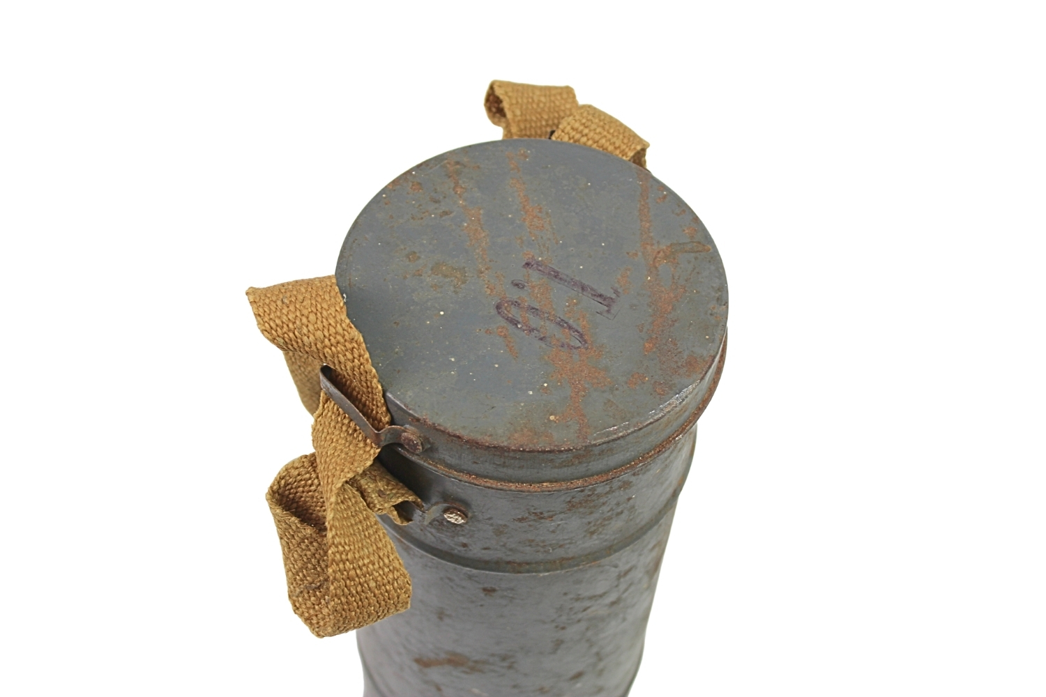 Francuska maska przeciwgazowa z puszką