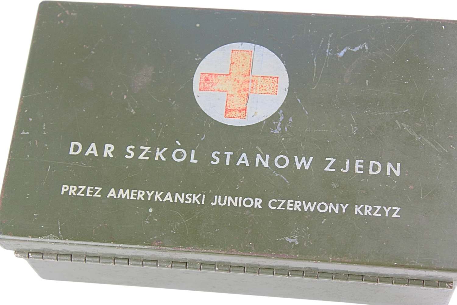 II RP Apteczka Dar Szkół Stanów Zjedn. Amerykański Junior Czerwony Krzyż