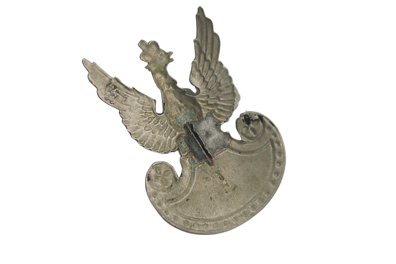 Orzeł produkcji konspiracyjnej zbliżony rysunkiem do wz.19 – nieopisany