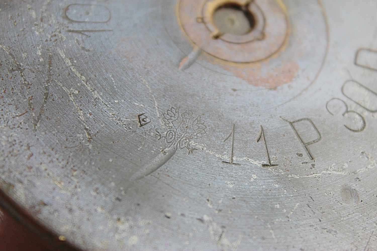 II RP Łuska haubica 100mm  wz.16 19P  1930 Orzeł skorupa dekoracyjna 