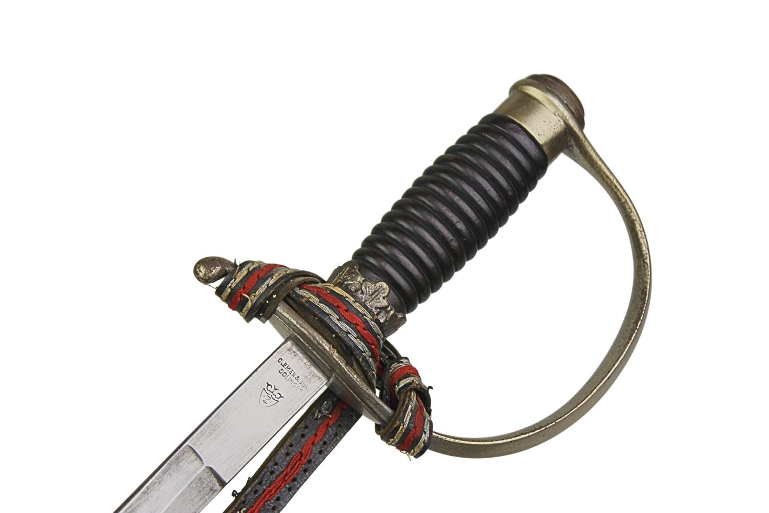 Szpada Schutzpolizei Clemen & Jung Solingen z temblakiem