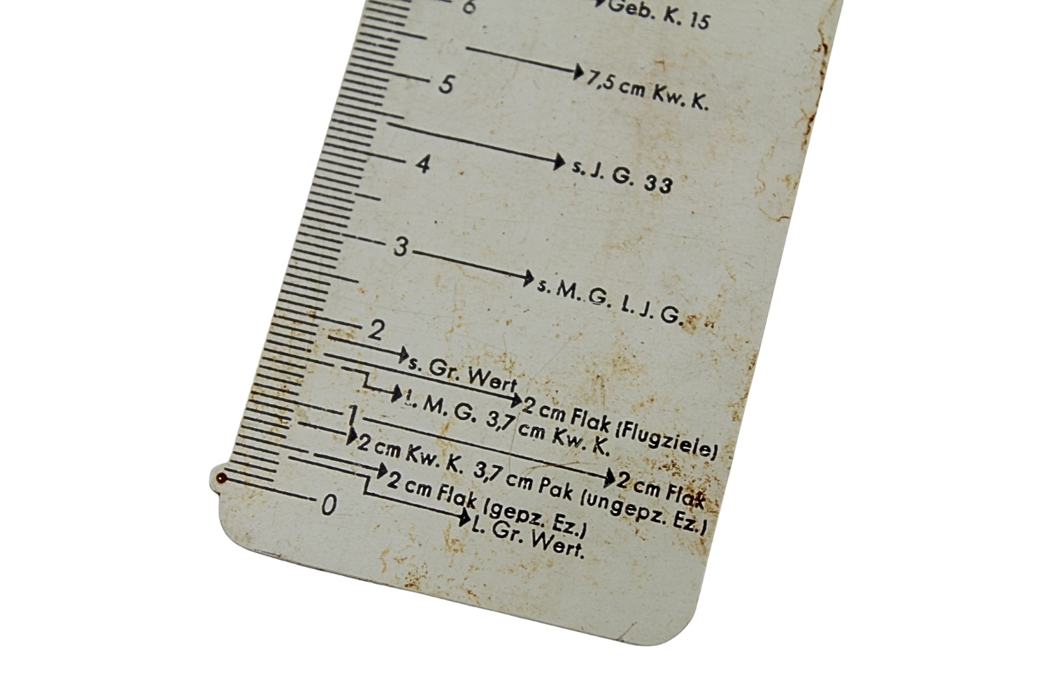 DALMIERZ ARTYLERYJSKI SCHUBWEITENMESSER 1941