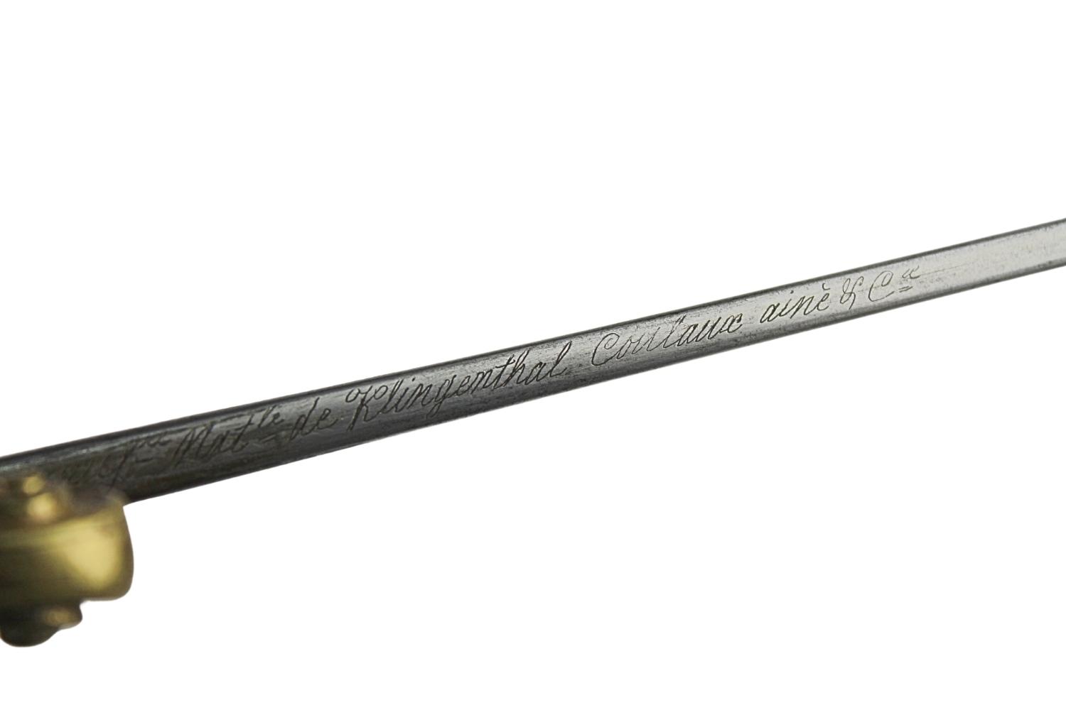 SZABLA OFICERSKA FRANCJA KLINGENTHAL