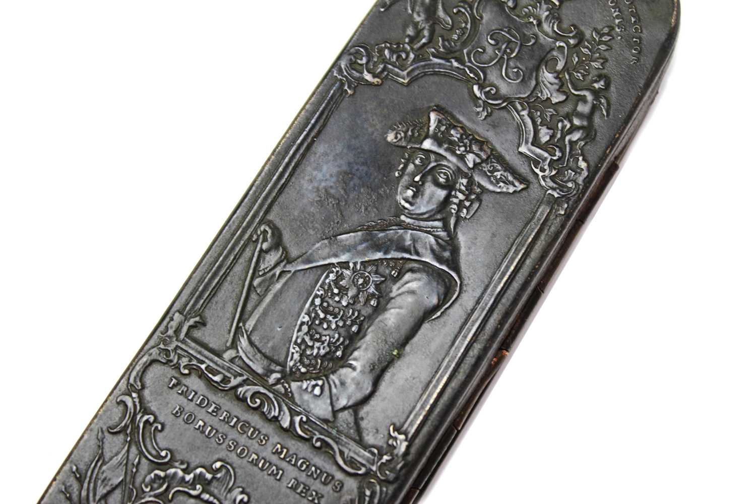 TABAKIERKA FRIDERICUS BORUSSORUM REX XVIII W.