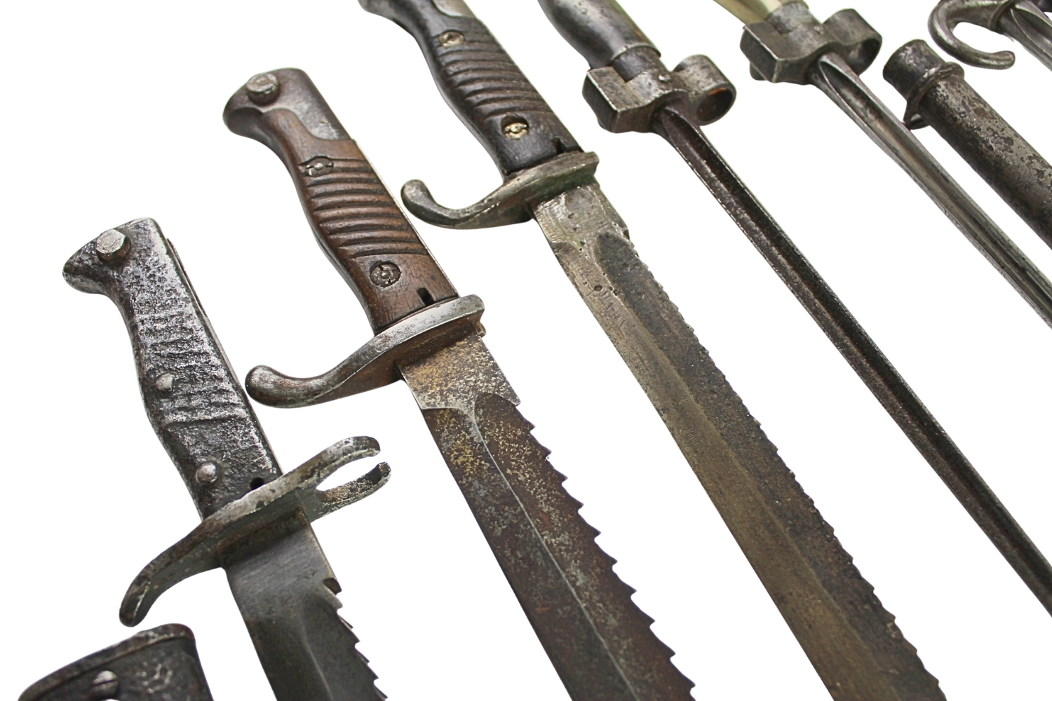 Duży zestaw broni białej