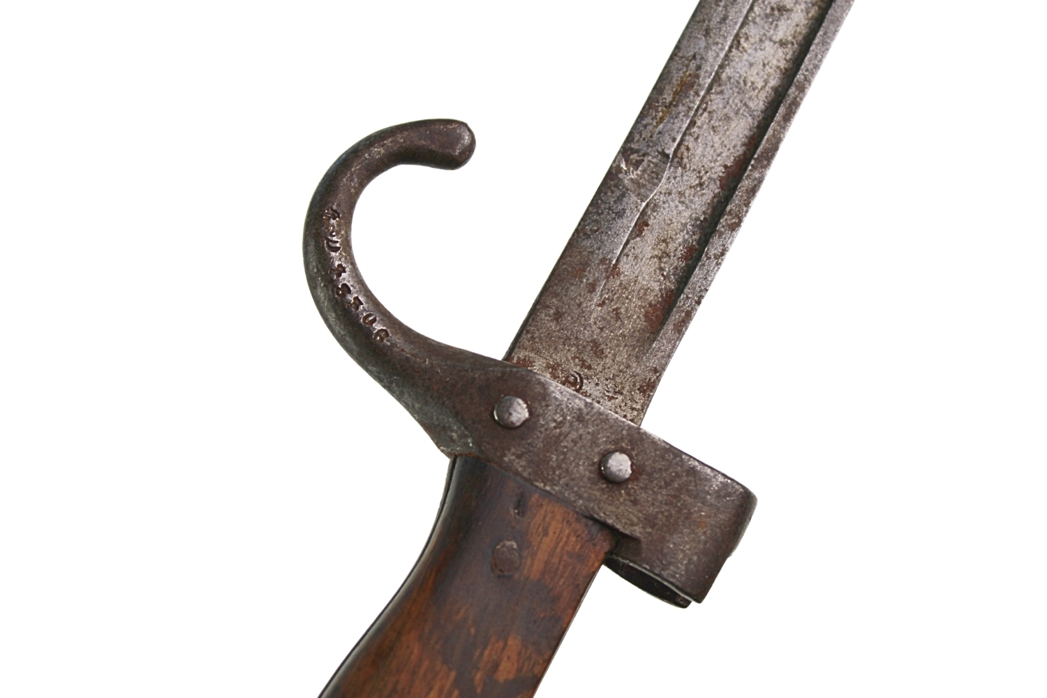 II RP Bagnet Berthier wz.92 z oznaczeniem wzoru